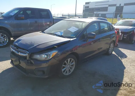 2014 Subaru Impreza 2.0I Premium z USA, uszkodzony, nr VIN JF1GPAC68E8250908